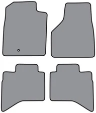 Mats Compatible w/ 2002-2009 Dodge Ram 2500 Floor Mat 4pc Cutpile - Pick Color