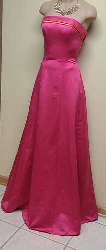La Joli Mode Magent tan ballroom dress, 4 - Picture 5 of 7