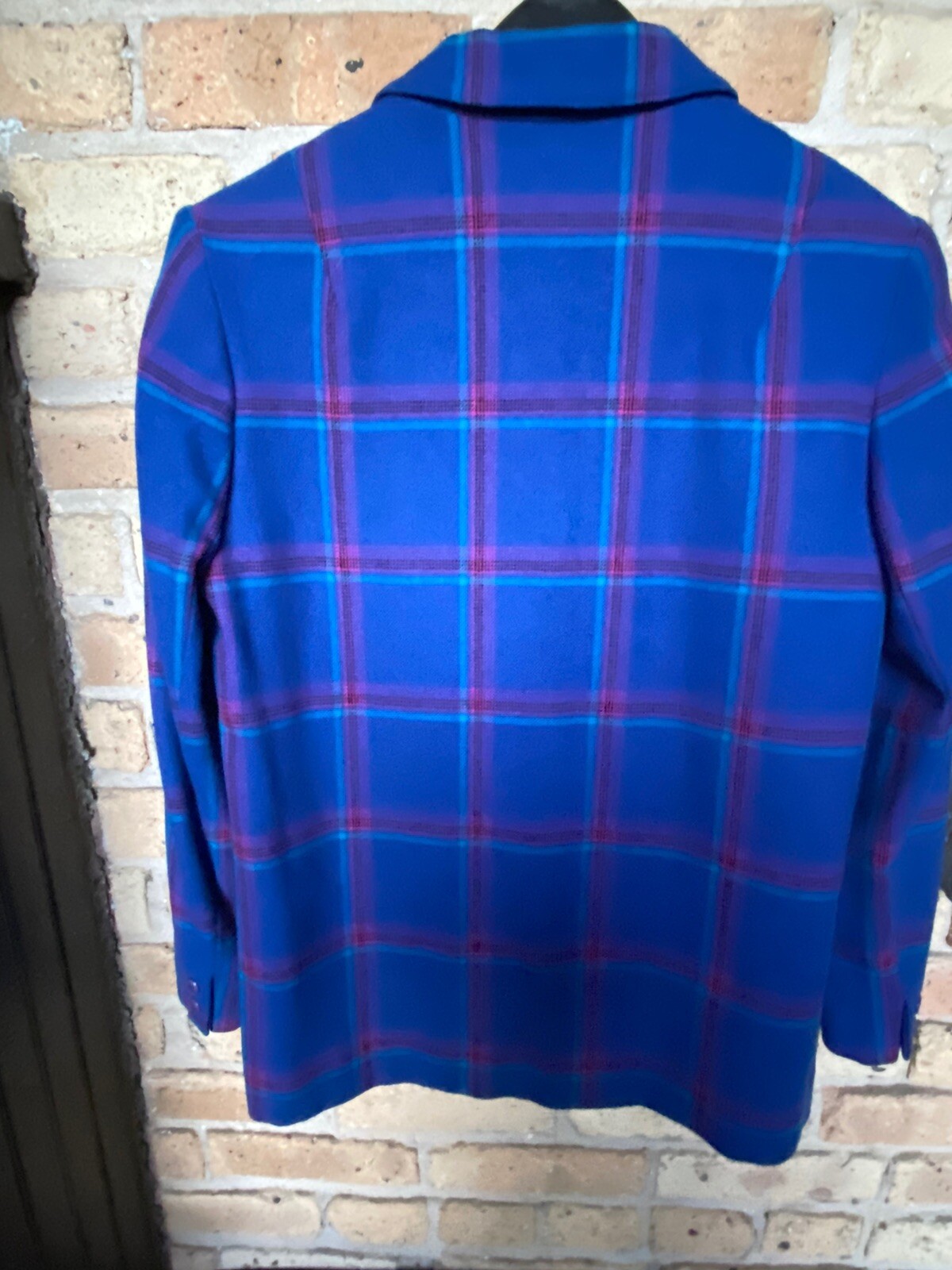 Pendleton Wool Blazer Small Jacket Blue Plaid - image 6