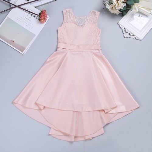 US Kids Girls Flower Princess Tutu Dress Pageant Wedding Formal Party Ball Gown - Picture 61 of 67