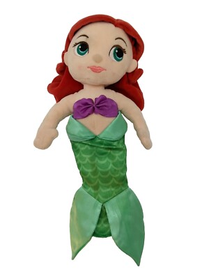 Disney Store Ariel Little Mermaid Plush Animator Collection 12'' Princess Toddler
