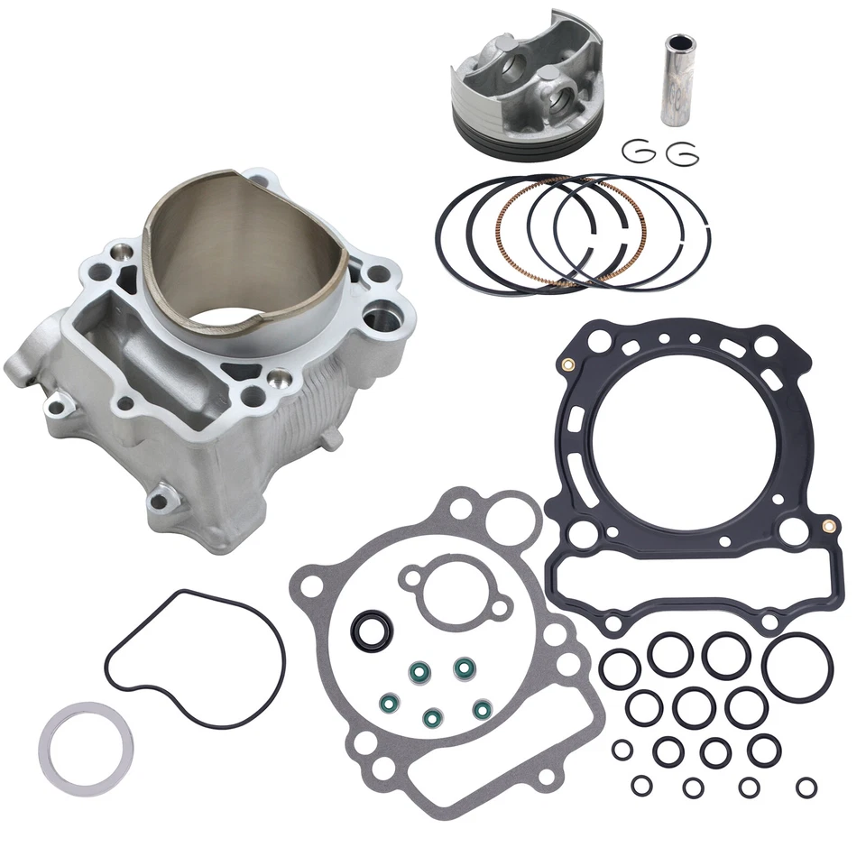 For Yamaha WR250F YZ250F 01-13 Top End Gaskets Rebuild Kit Cylinder Piston Rings - Image 2 of 2
