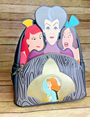 Mini Sac à Dos Loungefly Cinderella - Step Mother & Sisters - Neuf