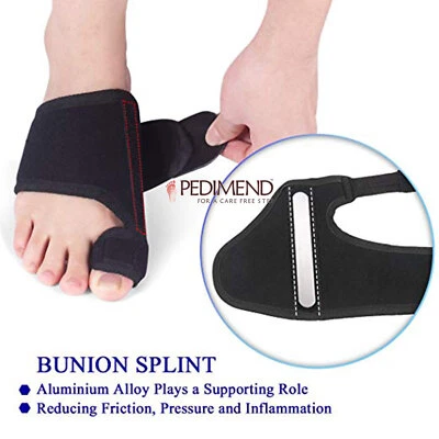Pedimend™ Big Toe Corrector Straightener with Splint - Bunion, Hallux Valgus Pad