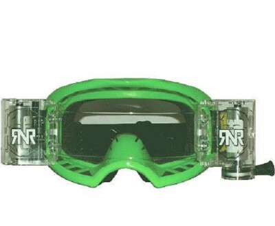 Rip N Roll Colossus Roll Off Goggle WVS GREEN MOTOCROSS Wide Vision System