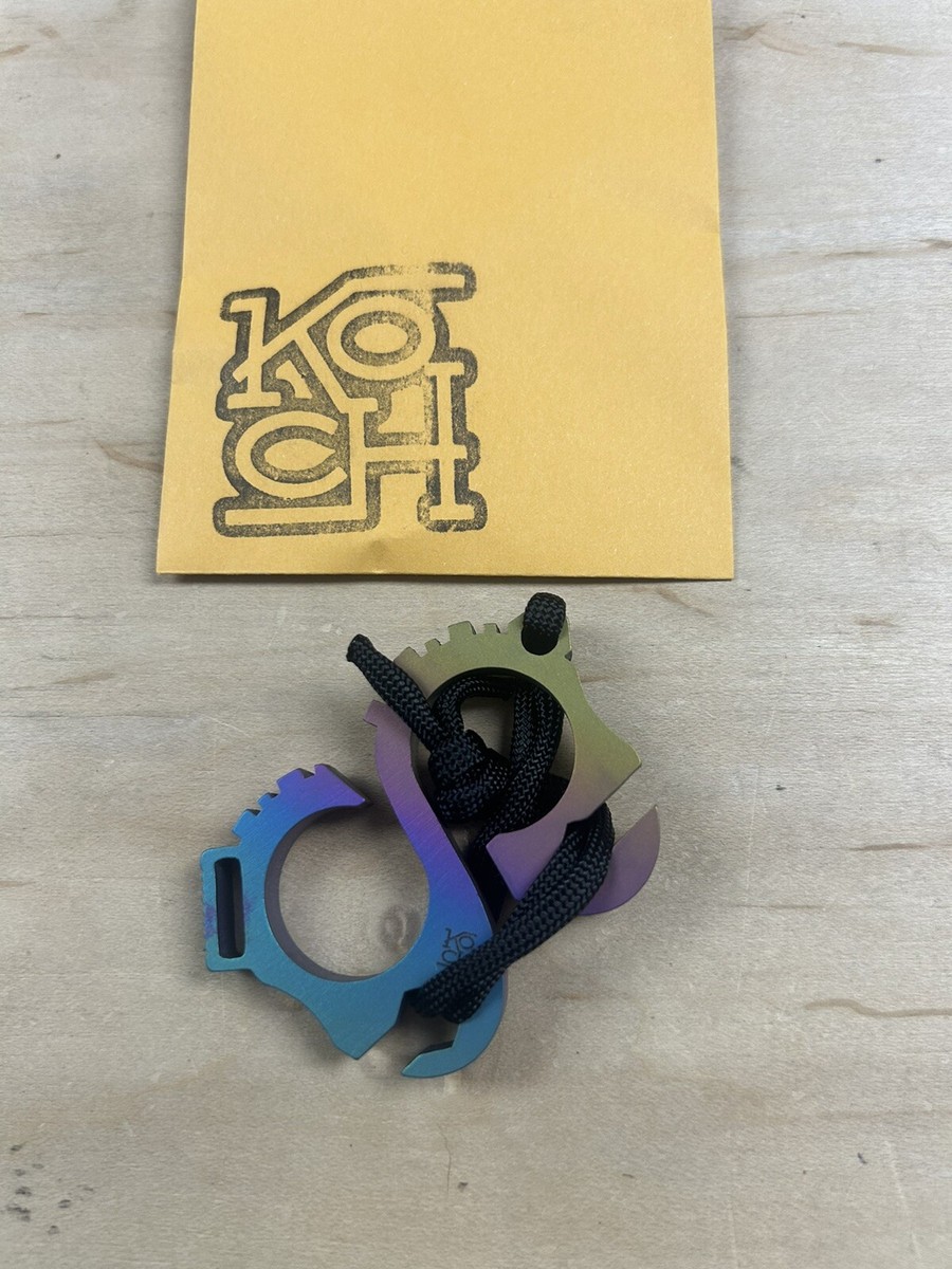 Koch Tools The Solo EDC Pocket Tool - 1/4” Titanium - Fade Koch Tools The Solo EDC Pocket Tool - 1/4” Titanium - Fade