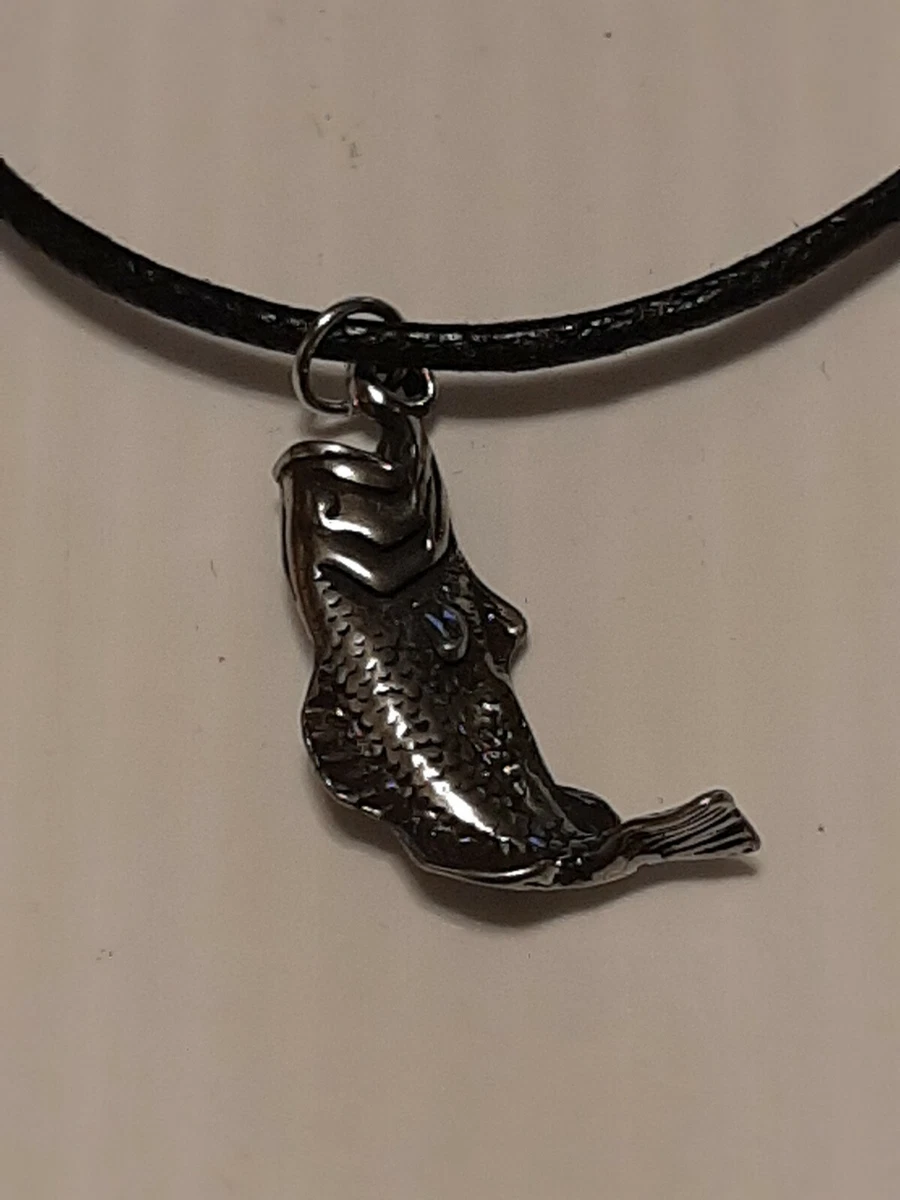 Bass shop fish necklace