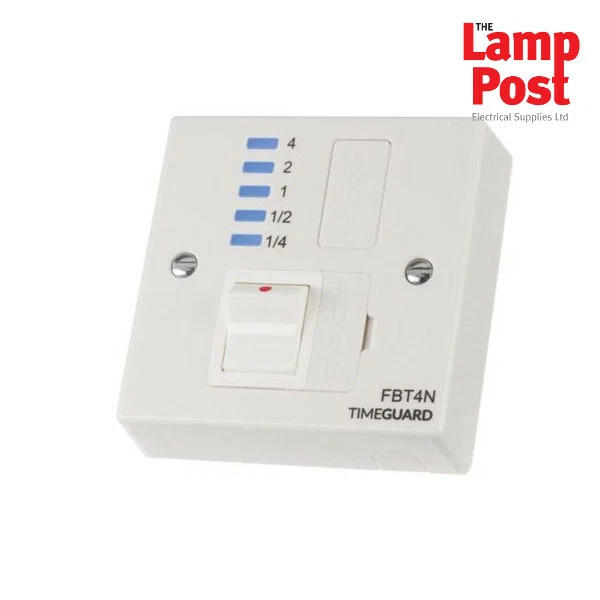 Timeguard FBT4N - 4 Hour Electronic Boost Timer & Fused Spur
