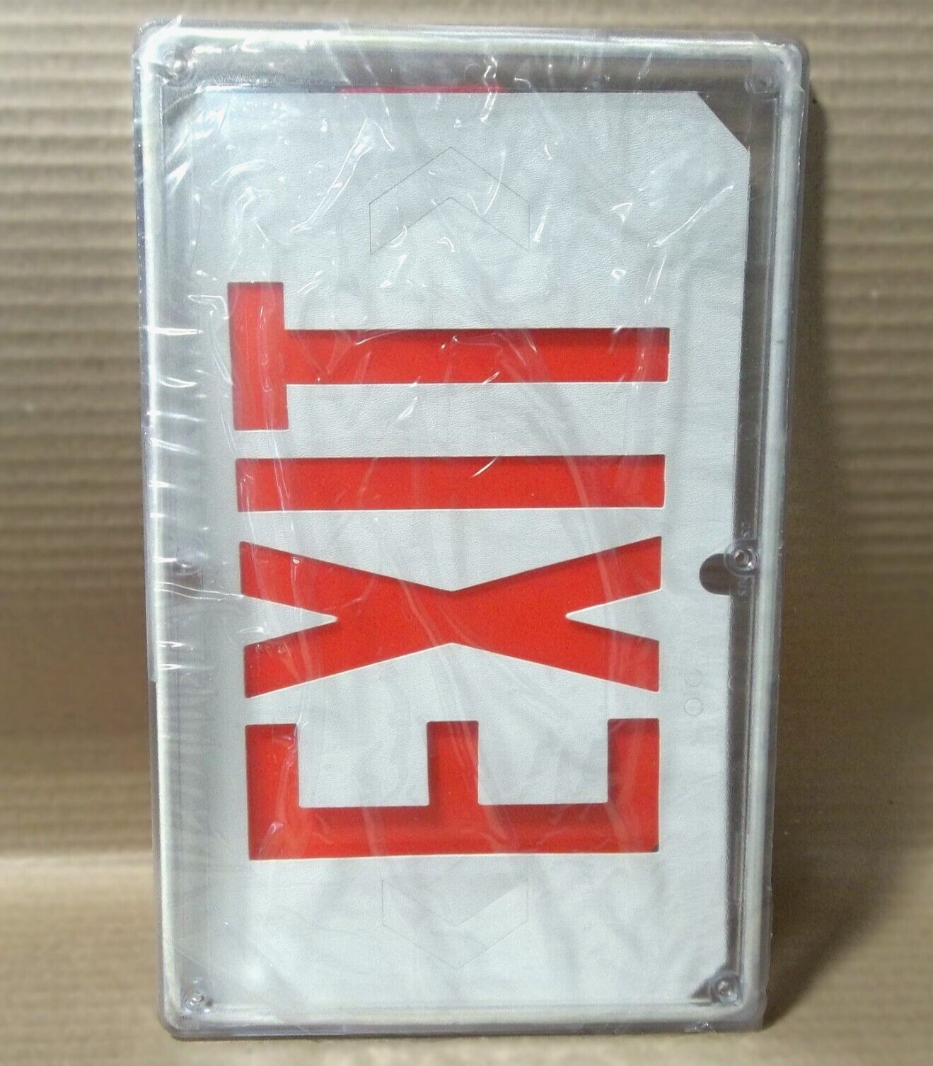 NEW UL LISTED OUTDOOR LED THERMOPLASTIC EMERGENCY EXIT SIGN NO HOUSING INCLUDED