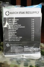 Military Issued MARCH IFAK RESUPPLY KITS W/ TOURNIQUET-NEW