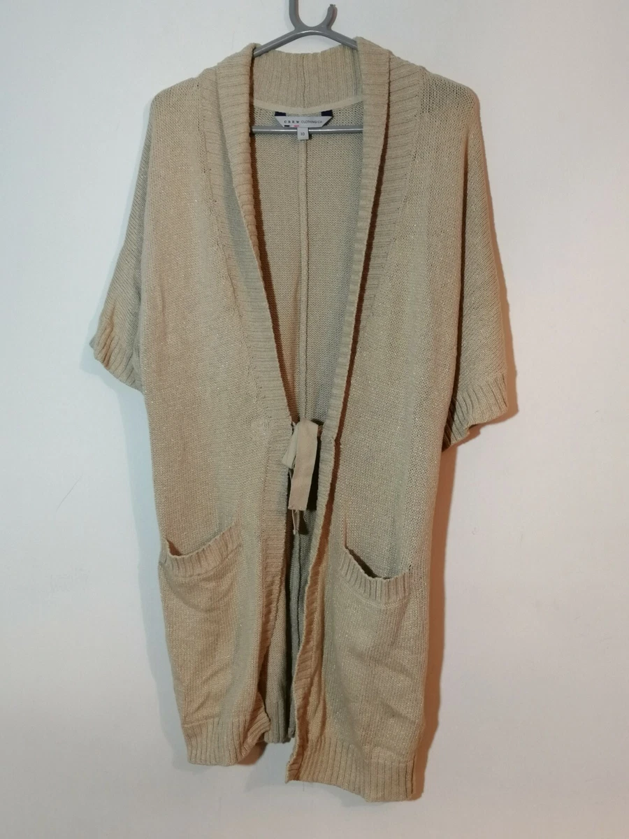 Short sleeve long clearance cardigan