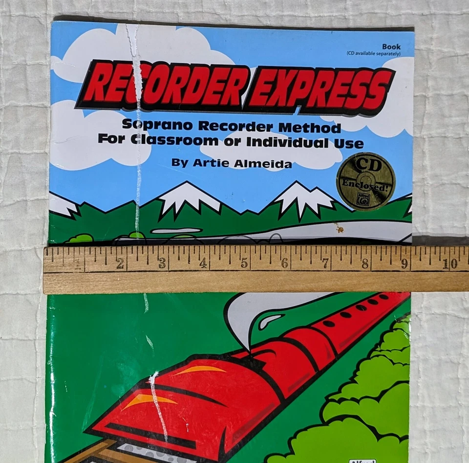 Recorder Express Soprano Recorder Method Artie Almeida 2003 Alfred Music & Disc - Image 4 of 4