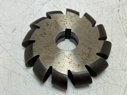 4" x 0.9" x 1" - HSS Convex Cutter - Semicircle Arc Milling Cutter - Picture 3 of 5