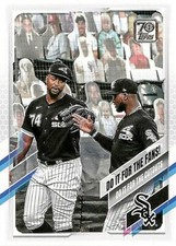 2021 Topps #14 Do It for the Fans! Luis Robert Eloy Jimenez WHITE SOX