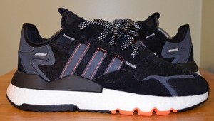 adidas nite jogger preto e laranja