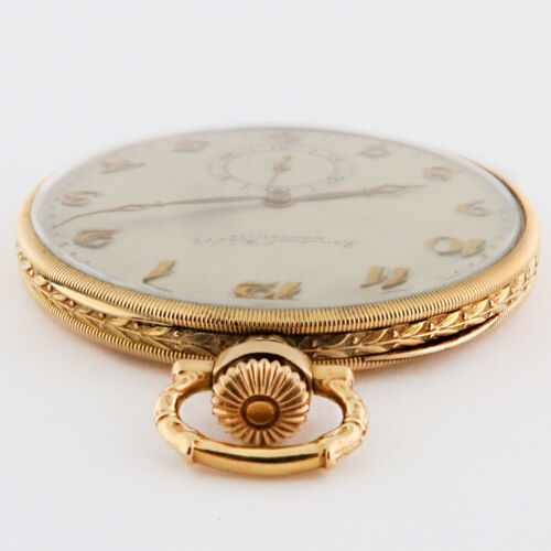 IWC 14K Gelbgold Lepine Empire H4 Cal.73 17j OF Original Box & Papier 50mm - Bild 9 von 9