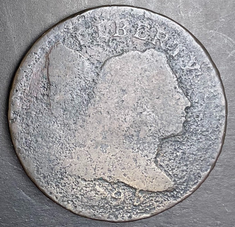 1795 Liberty Cap Large Cent rare old colonial coin great collectible m35