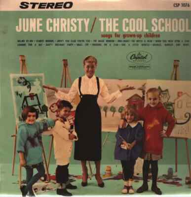 June Christy The Cool School RED VINYL JAPAN NEAR MINT Capitol Vinyl LP
