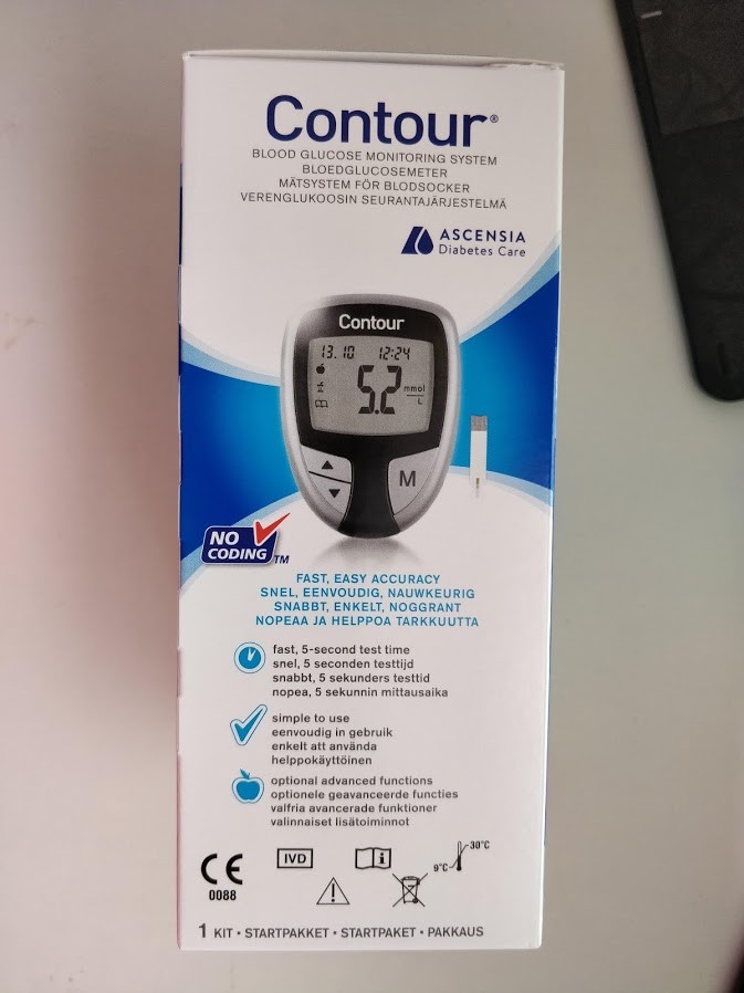 Contour+Blood+Glucose+Meter+288572666829 for sale online eBay