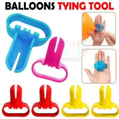 3X Easy To Use Knot Tying Tool for Latex Balloons Quick Knotter Party Supplies