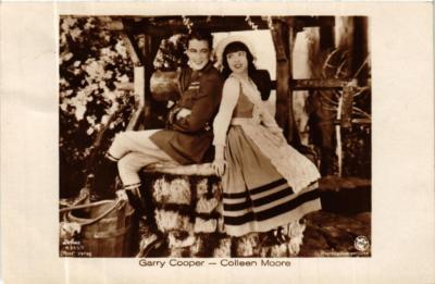CPA AK garry cooper. colleen moore. Ross Verlag 4365/1 Film Star (601723)