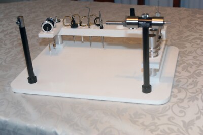 LEFT HAND FLY TYING STATION - CUSTOM DESIGNED for use NOR-VISE - SOLID SURFACE