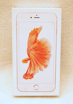 Genuine OEM Apple iPhone 6s Plus 128GB Retail EMPTY Box ONLY, Rose Gold
