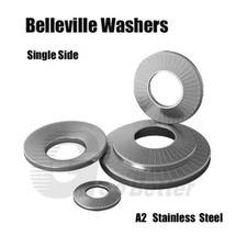Belleville Spring Lock Washers for Socket Head Screws M3-M20 Stainless Steel A2