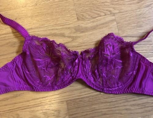 Soutien-gorge Simone Perele Muse 95B/EUR80B - Dentelle Violet Drapé Neuf Avec étiquettes