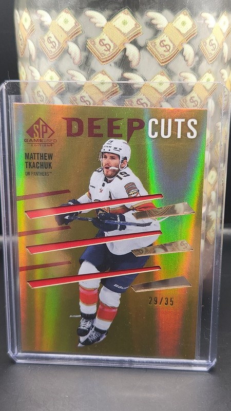2023-24 SP Game Used #DC-39 Matthew Tkachuk Deep Cuts #29/35 SP