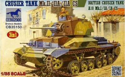 Bronco Models CB35150 1:35 Cruiser Tank Mk.II/IIA/IIA CS British Cruiser Tank A1