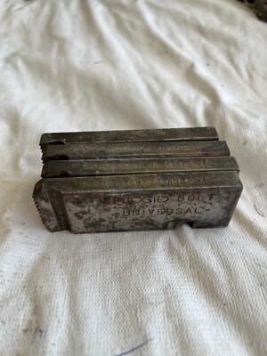 Nice Used Ridgid Threading Dies Universal Bolt 500B HS 1 5/8 8 N