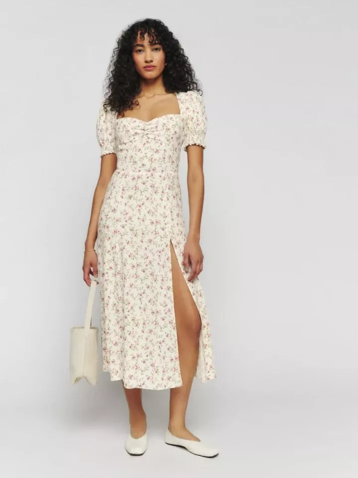 reformation lacey dress