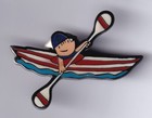 RARE PINS PIN'S .. OLYMPIQUE OLYMPIC BARCELONA 1992 COBI TEAM CANOE KAYAK ~24