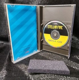 Stellar-Fire 1993 Sega CD *Writing On Manual Registration Card 