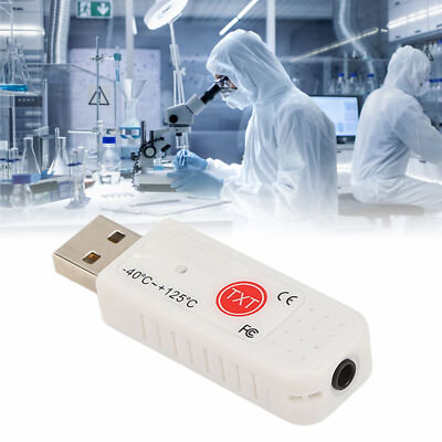USB Computer Thermometer  Temperature Hyperbola Sensor Data Logger Alarm