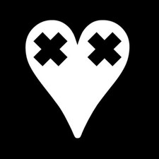 HEART AND CROSSES Vinyl Decal Sticker - FREE USA SHIPPING