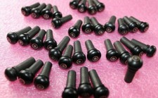 10pcs 4/4 Violin Endpin with Nice Circle Inlay Natural Ebony Wood Violin Parts