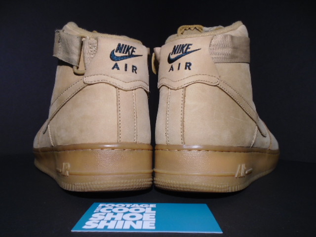 NIKE AIR FORCE 1 HIGH '07 LV8 WHEAT FLAX BROWN OUTDOOR GREEN GUM
