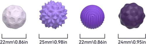 Magnetic Attraction Stress 8 Balls with Silicone Shell and Storage Box - Picture 2 of 14