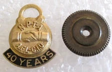 Vintage NPTA National Postal Transport Association Union 40 Yr. Member Lapel Pin