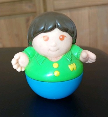 Playskool Weeble Wobble Wendy Figur datiert 1987. Habe auch Bauleiter.