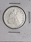 VF 1877 P 25C Liberty Seated Quarter -