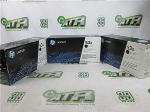HP Q7553X Black Toner Cartridge Compatible LaserJet New Open Box Lot of 3