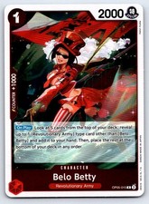 Belo Betty (Jolly Roger Foil) OP05-015 Rare Premium Booster -The Best- One Piece