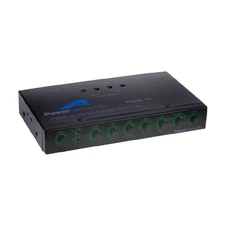 POWER ACOUSTIK ½-DIN 4-BAND PARAMETRIC EQ w/ PULSE WIDTH MODULATED POWER SUPPLY