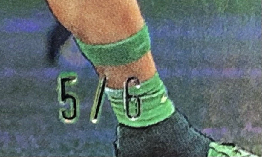 2023 Score Noah Sewell END ZONE /6 GREEN FOIL COLOR MATCH SSP Rookie Card #396 - Image 2 of 4