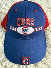 Chicago Cubs Fan Favorite Ball Cap Hat Adjustable it Baseball MLB red blue