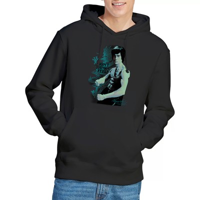 Bruce Lee Feel Hoodie S-2XL, schwarz