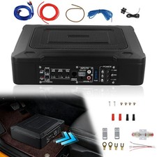 1000 Watt Untersitz Aktiv Subwoofer + Kabelset Auto Verstärker Lautsprecher DHL